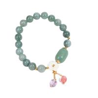 Jade Bracelets, with Shell & Quartz & for woman, 10*14,8mm 