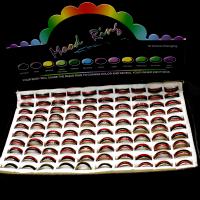 Emaille Stimmung Fingerring, Zinklegierung, Mood Emaille & unisex, schwarz und rot, 20x20x3mm, 100PCs/Box, verkauft von Box