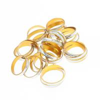 кольцо из цинкового сплава , цинковый сплав, Мужская, Золотой 100ПК/сумка, продается сумка