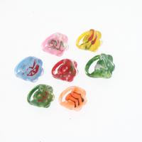 Kinder Finger Ring, Harz, für Kinder, gemischte Farben, 210x210x140mm, 100PCs/Tasche, verkauft von Tasche