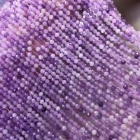 Lepidolita Natural Abalorio, Esférico, Bricolaje & facetas, Púrpura, 2.8-3mm, longitud:38 cm, Vendido por Sarta