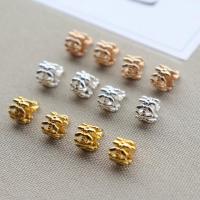 Perles de pendentif en cuivre, laiton, Placage, plus de couleurs à choisir, 6mm, Vendu par PC