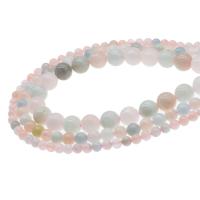 Morganite Beads, Round, DIY, multi-colored cm 