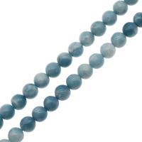 Larimar Beads, Round, DIY blue cm 