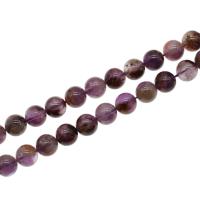 Phantom Quarz Perlen, Lila+Phantom+Quarz, rund, DIY & verschiedene Größen vorhanden, violett, Länge:38 cm, verkauft von Strang