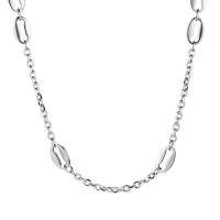 Titanium Steel Sweater Necklace, polished & for man 