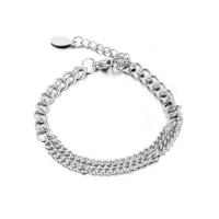 Titanium Steel Bracelet & Bangle, polished, Unisex 