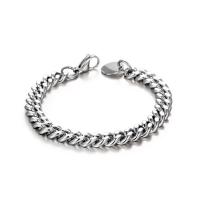 Titanium Steel Bracelet & Bangle, polished, Unisex  