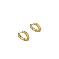 Brass Huggie Hoop Earring, plated, for woman & hollow 20mm 