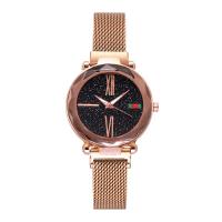 Bracelets de montre pour femmes, alliage de zinc, avec verre & acier inoxydable, plus de couleurs à choisir Vendu par PC