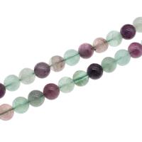 Fluorite Beads, Colorful Fluorite, Round, DIY multi-colored cm 
