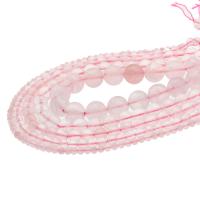 Natural Rose Quartz Beads, Round, DIY pink cm 