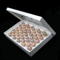 Anillo de dedo de aleación de Zinc, con perla, para mujer & con diamantes de imitación, dorado, 200x200x30mm, 50PCs/Caja, Vendido por Caja
