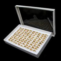 Anillo de Aleación de Zinc, Mariposa, para mujer, dorado, 200x200x30mm, 100PCs/Caja, Vendido por Caja
