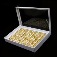 Anillo de Aleación de Zinc, para mujer, dorado, 200x200x30mm, 100PCs/Caja, Vendido por Caja