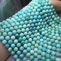 Natural Turquoise Beads, Round, DIY, blue cm 