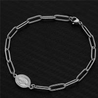 Stainless Steel Chain Bracelets, fashion jewelry & Unisex 