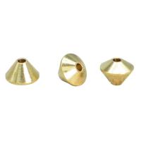Brass Spacer Beads, Saucer, DIY original color 
