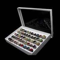 Смола цинкового сплава кольцо, цинковый сплав, с канифоль, Мужская, разноцветный 50ПК/Box, продается Box