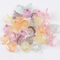 Acrylic Jewelry Beads, Conch, colorful plated 500/G 