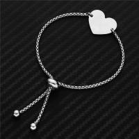 Stainless Steel Charm Bracelet, plated, fashion jewelry & Unisex 
