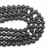 Green Goldstone Beads, Round, DIY black cm 