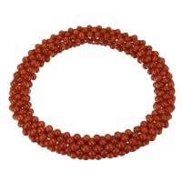 Bracelets corail naturels, orange rougeâtre, 12mm Environ 7 pouce, Vendu par PC