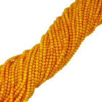 Natural Coral Beads, Round, yellow, 3mm Approx 0.5mm Approx 16 Inch, Approx 