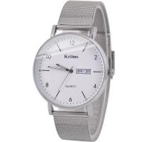 Men Wrist Watch, Zinc Alloy, with Stainless Steel, Life water resistant & fashion jewelry & for man & luminated 