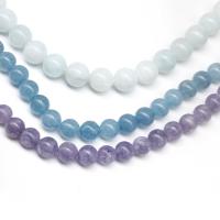 Perles aigue-marine, Rond, DIY & normes différentes pour le choix, plus de couleurs à choisir cm, Vendu par brin