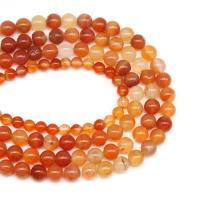 Natural Red Agate Beads, Round, DIY red cm 