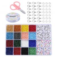 DIY Jewelry Finding Kit, Acrylic, with Stainless Steel & Zinc Alloy, mixed colors 