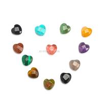 Смешанные бусы с драгоценными камнями, Природный камень, Сердце, полированный, DIY & граненый, Много цветов для выбора 0c длина:38 см, продается Strand