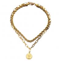 Stainless Steel Jewelry Necklace, fashion jewelry & Unisex 