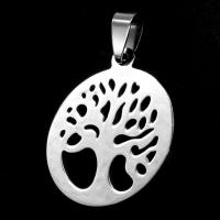 Stainless Steel Pendants, Lucky Tree, original color 