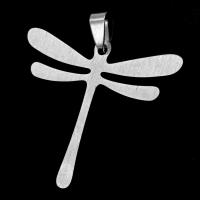 Stainless Steel Pendants, Dragonfly, original color 