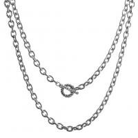 Stainless Steel Chain Necklace, plated, fashion jewelry & for woman 