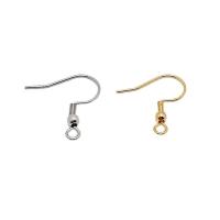 Stainless Steel Hook Earwire, plated 20mm 