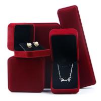 Boîte Cadeau de bijoux, Boîte de velours, normes différentes pour le choix, plus de couleurs à choisir, Vendu par PC