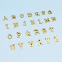 Stainless Steel Letter Pendant, 304 Stainless Steel, Alphabet Letter, polished, fashion jewelry & DIY & Unisex Approx 1mm 