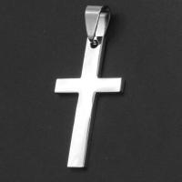 Нержавеющая сталь крест подвески, нержавеющая сталь, Kресты, оригинальный цвет продается PC