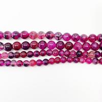 Natural Dragon Veins Agate Beads, polished, DIY pink .96 Inch 