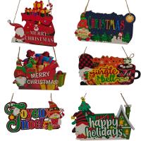 Christmas Hanging Decoration, Middle Density Fibreboard, hand drawing, DIY 