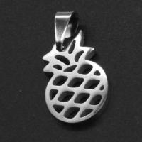 Stainless Steel Jewelry Charm, Pineapple, original color 