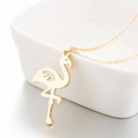 Stainless Steel Jewelry Necklace, Crane, plated, fashion jewelry & for woman 