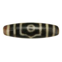 Natural Tibetan Agate Dzi Beads, Oval, three-eyed & DIY & two tone Approx 2.5mm 