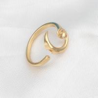 Bases de anillo de latón, metal, Bricolaje, dorado, 22x21x2mm, Vendido por UD