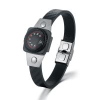 Carbon Fibre Bracelet, with Titanium Steel, silver color plated, temperature & for man Approx 8.27 Inch 