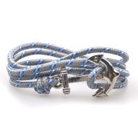 Laine cordon Bracelet, alliage de zinc, avec cordon de polyester, unisexe, plus de couleurs à choisir Environ 29.52 pouce, Vendu par PC