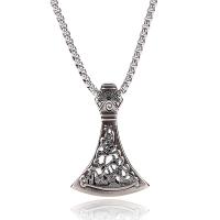 Stainless Steel Jewelry Necklace, silver color plated, Unisex & box chain, original color Approx 23.62 Inch 